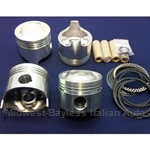 Piston Set 84.0mm DOHC - 8mm High Compression (Fiat Pininfarina 124, 131, Lancia Beta All 1.8/2.0) - NEW