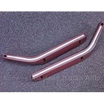 Arm Rest PAIR - Maroon / Chrome Piping (Fiat 124 Spider All) - U8