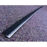 Door Window Glass Metal Spined Cushion / Felt Scraper (Fiat Bertone X1/9, 850 Spider All) - NEW