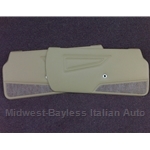 Door Panel PAIR 2x Lower - Beige Dark (Fiat Pininfarina 124 Spider 1979-85) - NEW