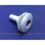 Valve Cover Thumb Nut DOHC - Early Style - Aluminum (Fiat 124) - U8