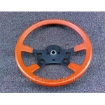 Steering Wheel - Red Leather (Bertone X1/9 1983-84 + All) - OE NOS
