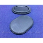 Body Plug Oval Rubber Large for 60mm x 40mm Opening (Fiat Bertone X1/9 All) - OE NOS