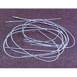 Brake Line / Brake Pipe Steel SET - 5x Pieces (Fiat Pininfarina 124 Spider 1978-On) - NEW