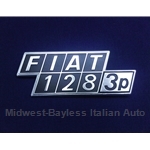 Badge Emblem "Fiat 128 3P" (Fiat 128 3P 1976-79) - OE