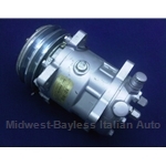Air Conditioning Compressor - R12 Compliant - AN Fittings (Fiat / Lancia) - OE
