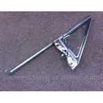 Wing Vent Quarter Window Assembly Complete Left - CLEAR (Fiat 124 Spider 1967-74 North America) - U8
