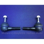 Tie Rod End SET - Inner and Outer (Fiat Pininfarina 124 Spider, Coupe 1970-On) - NEW