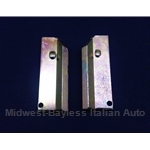 Brake Caliper Sliding Wedge - PAIR 2x Late-Style (Fiat 124, X19, 128, 131, Scorpion) - OE/RENEWED