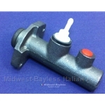 Brake Master Cylinder 1-Outlet - 19mm Bore (Fiat 124 Spider 1967 - 73 AS, 124 Coupe AC, BC, 1100R) - NEW