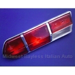 Tail Light Assembly - Left - Red (Fiat 124 Coupe 1966-1970 A-Series + Lamborghini, ISO) - OE NOS