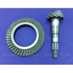 Differential Ring and Pinion SET 3.58 - 12/43 (Pininfarina 124 Spider 1983-85) - NEW