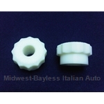 Battery Cover Hold Down Thumb Nut PAIR 2x (Fiat 850) - NEW