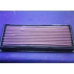 K/N Air Filter (Fiat Pininfarina 124 Spider 1980-85, Brava w/FI) - NEW