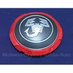 Wheel Center Cap - Abarth Scorpion 133mm (Fiat 500 Turbo Abarth 2012-19) - U8