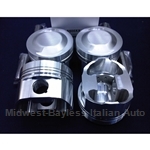 Piston Set 86.0mm DOHC - 6mm High Compression FORGED (Fiat Pininfarina 124, 131, Lancia Beta All 1.8/2.0) - NEW
