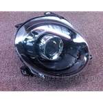 Headlight Assembly - Black Bezel - Right (Fiat 500 All 2012-19) - NEW