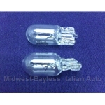 Light Bulb - Marker Light (2821) PAIR (Fiat 500 All 2012-19) - NEW