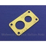 Carburetor Base Plate Insulator Spacer w/Gaskets 5mm - Weber 32/36 DFEV + DHSA, ADHA with Dual Plane Manifold (Fiat 124 Spider Coupe  1971-73 + 1979-80) - NEW
