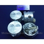 Piston Set 86.6mm SOHC w/Rings (Fiat Bertone X1/9, 128, Yugo) - NEW