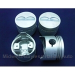 Piston SET 86.4mm SOHC - Late Style (Fiat Bertone X1/9, 128, Yugo, Strada) - OE NOS
