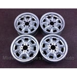Alloy Wheels SET 4x MINILITE 13x5" (Fiat 124, X1/9, 850, 128, 131) - U8