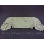 Convertible Top Boot - Tan Vinyl  (Pininfarina 124 Spider 1983-On) - OE NOS