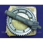 4-Spd Ring and Pinion SET 12/53 4.42 (Fiat X19, 128, Yugo) - OE NOS