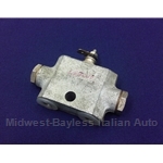 Brake Line Jumper Distribution Block Failure Switch (Fiat 124, 850, 128 SL, X1/9 to 1976) - OE
