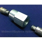 Brake Pipe 5mm - Flare Fitting Union M10x1.25 - Compensator Bypass - ISO BUBBLE (Fiat Lancia All) - NEW