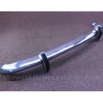 Bumper Front Chrome (Fiat 124 Spider 1969-72 + 1973-74) - U8.5