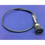 Choke Cable Assembly 29.5" (Fiat 128 Sedan / Wagon 1971-74) - OE NOS