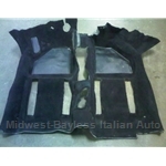 Carpet Black Molded PLUSH - OE (Fiat Bertone X1/9 1983-88) - U8.5