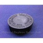 Brake Clutch Fluid Reservoir Cap Late (Fiat 124, X1/9, 128, 131, Lancia) - NEW