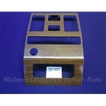 Console Center Upper Plate (Pininfarina 124 Spider 1983-85) - OE NOS