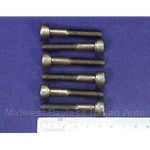 CV Joint Bolt M8x50mm - SET 6x (Fiat Bertone X1/9 1979-88) - NEW