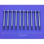 Cylinder Head Bolt DOHC 10x SET - M10x115x1.25 (Fiat Lancia to 1982 + 1983-85) - NEW