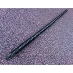 Door Glass Inner Weatherstrip Trim Left - Black (Fiat Bertone X1/9 1986-88)