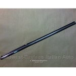 Door Glass Outer Weatherstrip Trim Left w/Fastening Strip (Fiat Pininfarina 124 Spider All) - U8