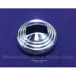 Door Handle Interior Bezel Chrome (Fiat 128 Sedan) - OE NOS