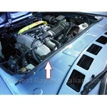 Engine Compartment Hood to Cowl Rear Weatherstrip 2-Pc 40" (Fiat 124 Spider 1979-85 + All) - U8