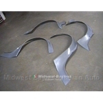 Fender Flares Fiberglass SET - PBS Style (Fiat Bertone X19 All) - NEW