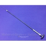 Front Trunk Hood Release Cable - Assembly (Fiat X1/9 1973-78) - OE NOS