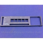 Heater Control Lever Cover w/AC (Fiat X1/9 1979 + 1980-86) - U8