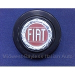 Horn Button Assembly 50mm "Fiat" Logo (Fiat 124 Spider 1979-82 + Other FIAT) - U8