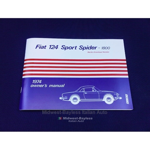 1972 FIAT 124 ERSATZTEILKATALOG SPARE PARTS CATALOG MAPPE **ORIGINAL** 