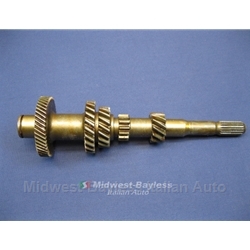 Input Shaft Cluster Shaft 4-Spd (Fiat 128 1977-79, Yugo) - OE NOS