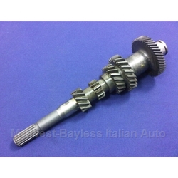 Input Shaft Cluster Shaft 4-Spd (Fiat 128 to 1977) - OE NOS