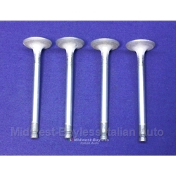 Intake Valve SET 4x - 29mm Round Keeper (Fiat 850 All w/903cc, 127) - NEW