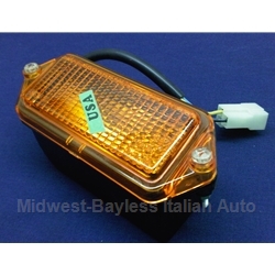 Turn Signal Assembly Front Left (Fiat 128 SL 1974 USA) - OE NOS